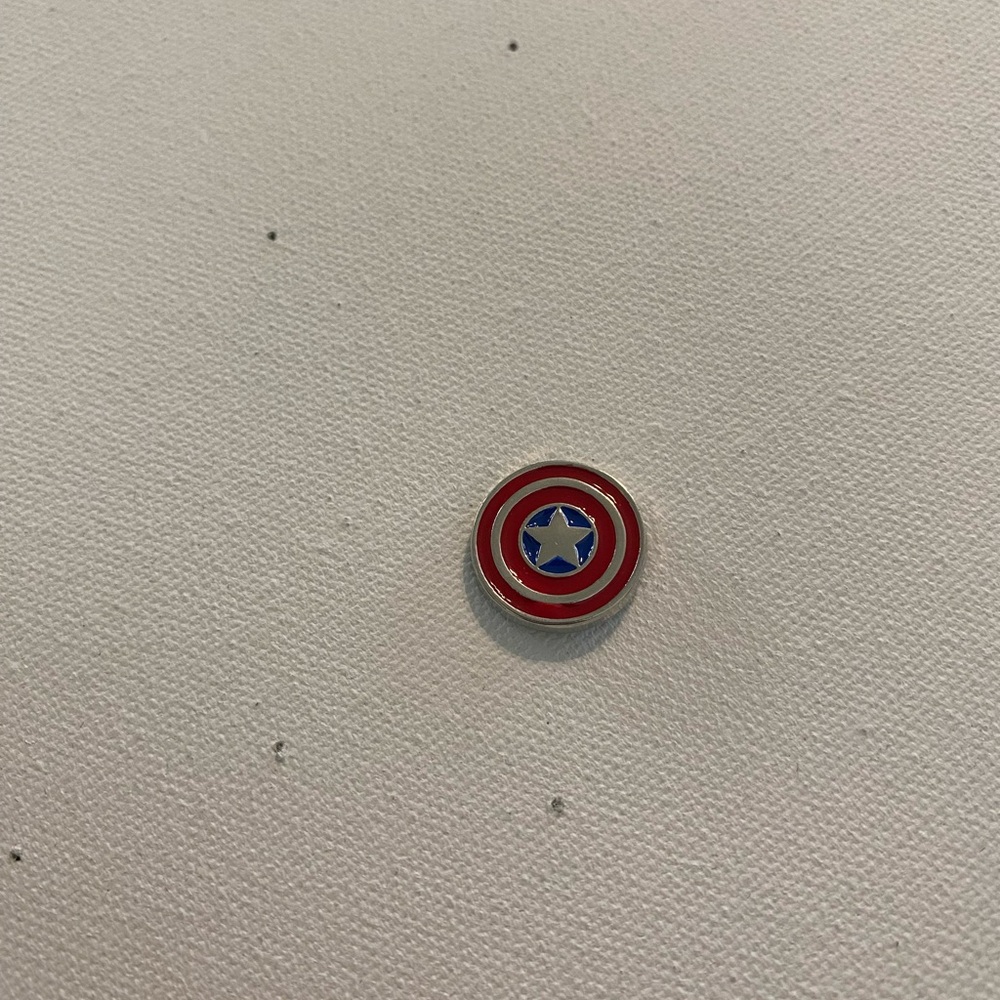 New Captain America Shield Enamel Pin